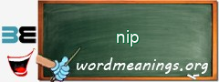 WordMeaning blackboard for nip